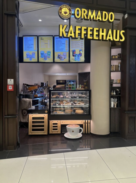 Café im Mall of Berlin