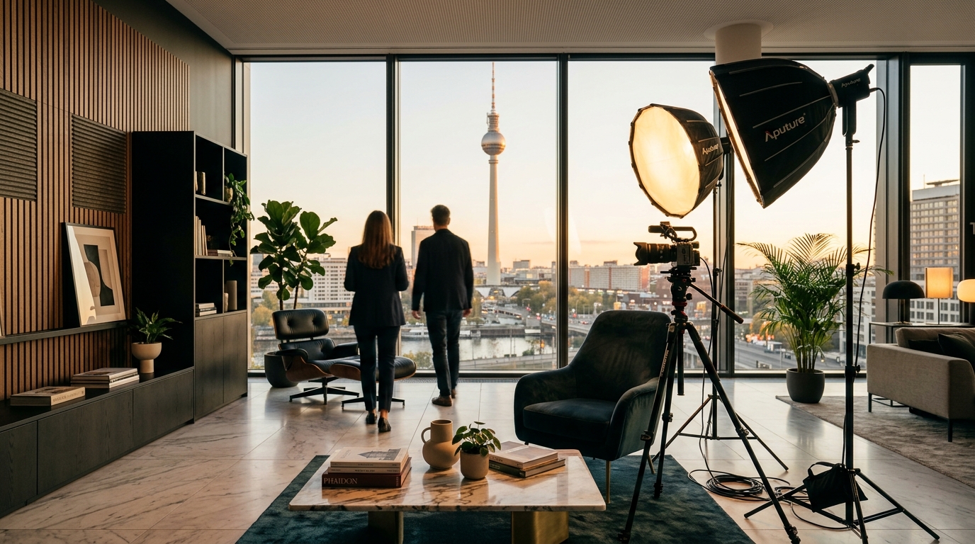 GT24 Real Estate Kundenbewertungen – Video-Referenzen im Berliner Büro mit Blick auf den Fernsehturm