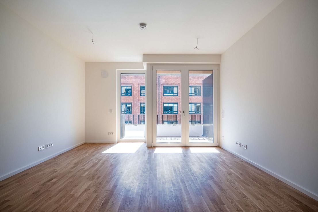 Modern 3-room apartment in new construction with balcony in Berlin-Friedrichshain